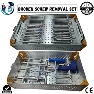Broken Screw Removal Set Screw Extraction Surgical Instruments Orthopedic CE - Picture 1 of 22