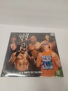 Vintage 2011 WWE World Wrestling Entertainment 16 Month Calendar New Sealed - Picture 1 of 9