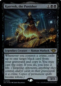 Kaervek, the Punisher FOIL (Prerelease Cards #92) | Near Mint or Better - Picture 1 of 2
