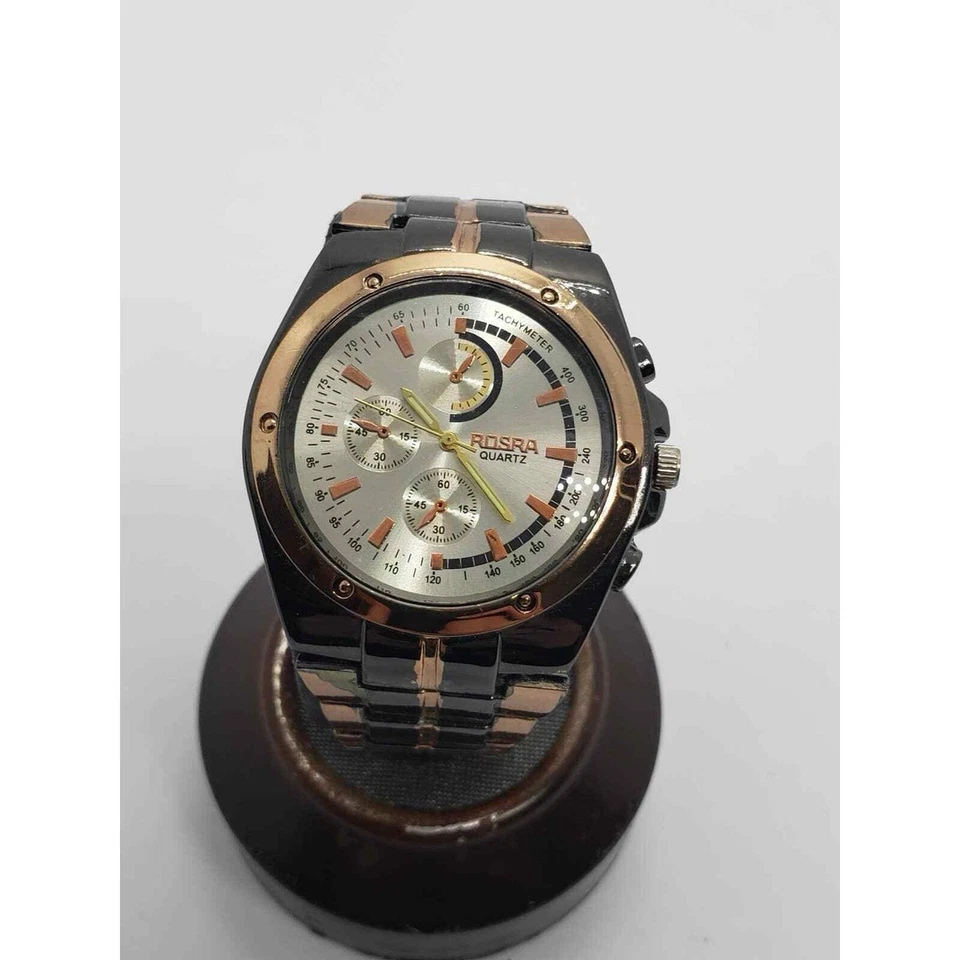Reloj deportivo Rosra para hombre. Cara multifunción. Banda de dos tonos. Nº:375 Foto 1 de 2
