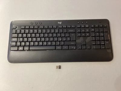 Logitech Tastatur K540 schwarz mit Empfänger Italienisch Layout - Bild 1 von 4