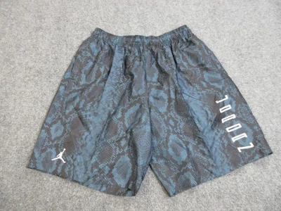 Pantalones Cortos Nike Air Jordan 11 Retro 2XL Estampado Serpiente Azul Negro Para Hombre Cordón Foto 1 de 4