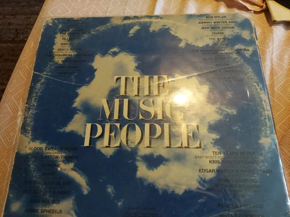 The Music People 40 Great Artists 3 LP Set Bob Dylan Santana Vtg  1972 Album - Image 1 of 2