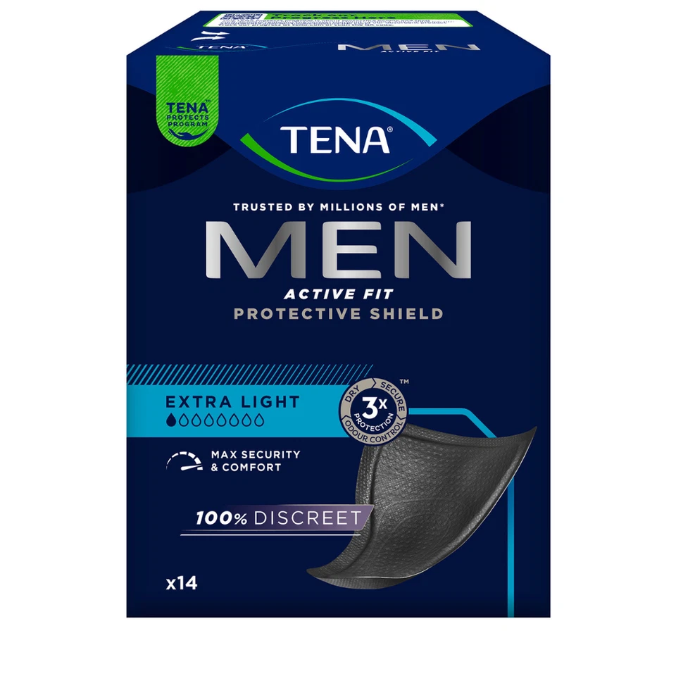TENA Men Protective Shield Extra Light 14 St. / 8 x 14 St. = 112 St. - Bild 1 von 1