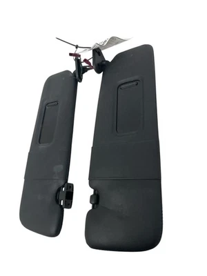 2016 2017 2018 BMW 640I LEFT & RIGHT SUN VISOR SHADE SET (2) BLACK LEATHER OEM - Изображение 1 из 4