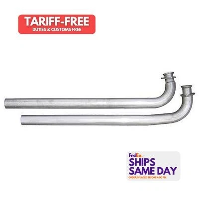 Escape Pypes DGA13S, 1964-81 se adapta al tubo descendente Pontiac piezas de rendimiento de 2,5 pulgadas Foto 1 de 4