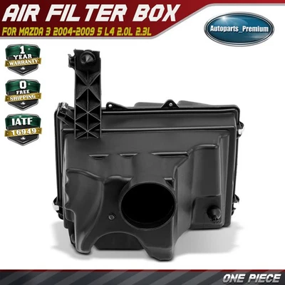 Caja de filtro de admisión de filtro de aire para Mazda 3 2004-2009 5 2006-2010 L4 2,0 L 2,3 L GAS Foto 1 de 4