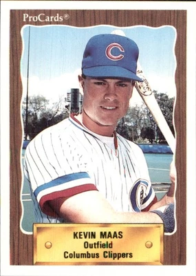 Kevin Maas 1990 ProCards #691 遥控哥伦布快船 *亲笔签名 Den* — 第 1/2 张图片