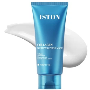ISTON Collagen Night Wrapping Mask for Glass Skin - Elasticity& Hydration Boo... - Picture 1 of 9