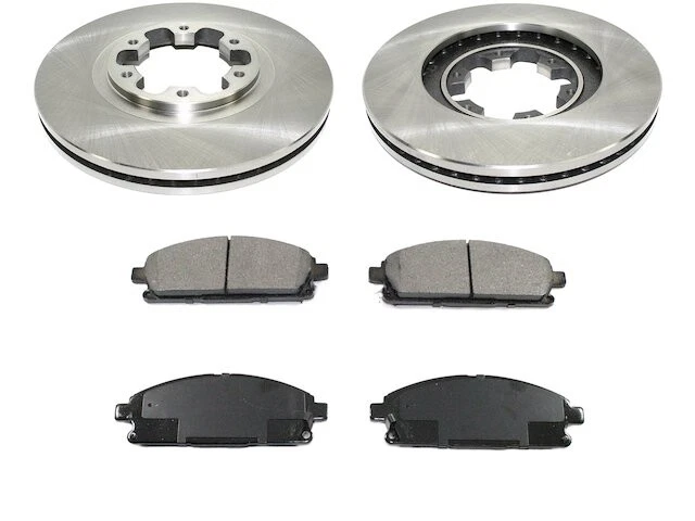 Kit de pastillas de freno delanteras y rotor 18QBNS61 para Nissan Pathfinder 2001 1999 2000 1998 Foto 1 de 1