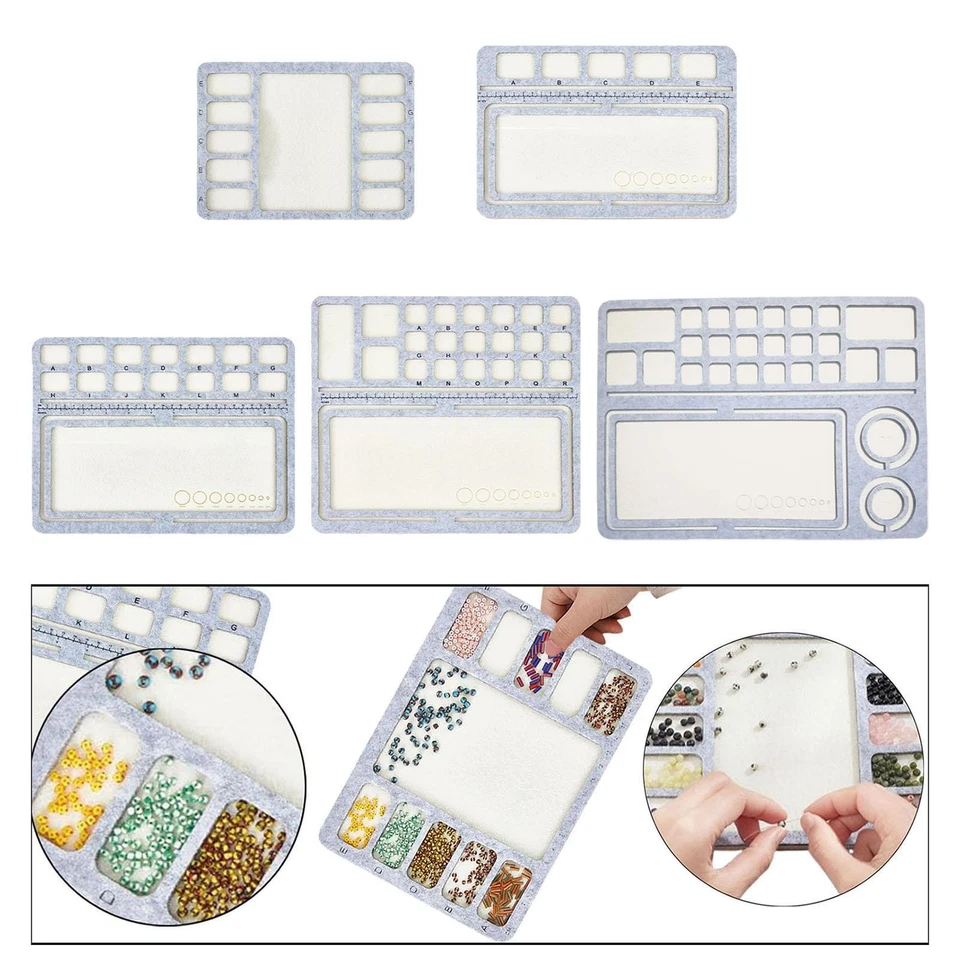 Perlen Designbrett für Halsketten Und Armbänder, Rechteckige Perlenmatte - Bild 1 von 1