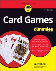 Card Games For Dummies by Barry Rigal (Paperback Book) - Picture 1 of 1