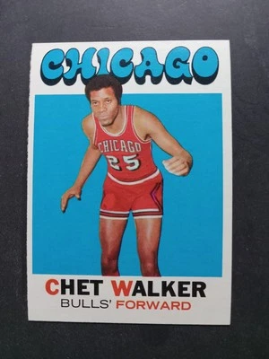 1971 Topps #66 Chet Walker HOF EX Cond. Chicago Bulls - Image 1 of 2