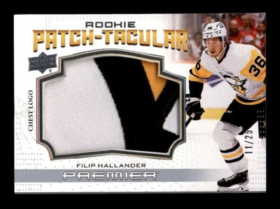 FILIP HALLANDER 2022/23 UD PREMIER ROOKIE PATCH-TACULAR JERSEY PATCH #/25 T5798 - Image 1 of 2