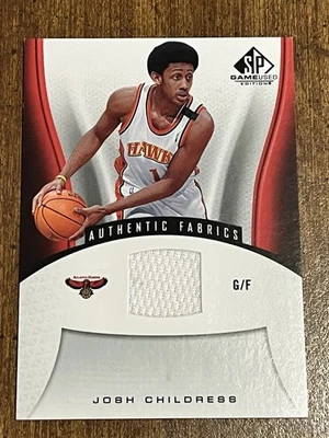 Camiseta Josh Childress 2006-07 SP Edición Usada Juego Telas Auténticas #101 Foto 1 de 2