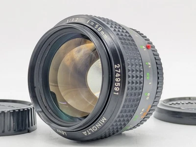 Video*[EXCELENTE COMO NUEVO*] Lente Minolta Mc Rokkor 58 mm f/1,2 MF SR Montaje MC de JAPÓN #1 Foto 1 de 4