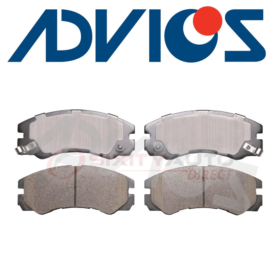 ADVICS Front Disc Brake Pad Set for 1994-2001 Honda Passport  - Braking bh Foto 1 de 4