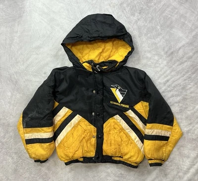 Chaqueta con Cremallera Vintage Años 90 Pittsburgh Penguins NHL JUVENIL Talla Pequeña Foto 1 de 4