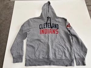 '47 MARCA CLEVELAND INDIANS MLB BÉISBOL SUDADERA CON CAPUCHA SUDADERA CON CAPUCHA Talla Para Hombres XL - Imagen 1 de 4