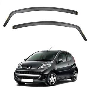 ISPEED Wind Deflectors for Peugeot 107 2005-2014 3-Door Hatchback 2pc Set - Picture 1 of 9