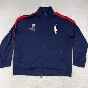 Polo Ralph Lauren Full Zip Jacket Big Pony 1934 Patch Great Britain Winter Event - Picture 1 of 7