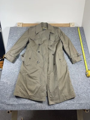 Gabardina vintage Christian Dior Monsieur talla 40R beige tostado forrada en lana Foto 1 de 4