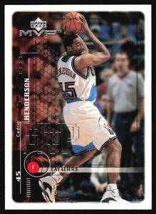 1999-00 Upper Deck MVP Silver Script Cedric Henderson #30 Cleveland Cavaliers - Picture 1 of 2