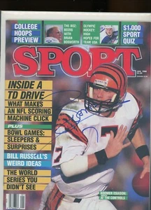 BOOMER ESIASON CINCINNATI BENGALS SPORT MAGAZINE signed autographed - Picture 1 of 1