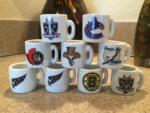 nhl hockey gumball mini mug ceramic team Cover