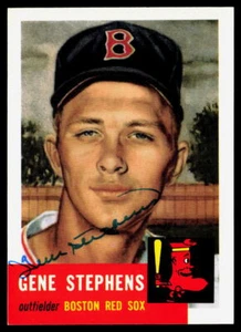 Gene Stephens 1991 Topps Archives '53 #248 Hand Signed Autograph - Picture 1 of 2