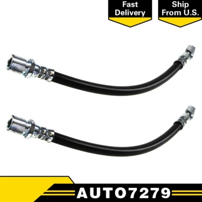 Brake Hydraulic Hose Brake Line Front For Fiat 124 1966 1967 1968 1969 1970 1971 - Image 1 of 3