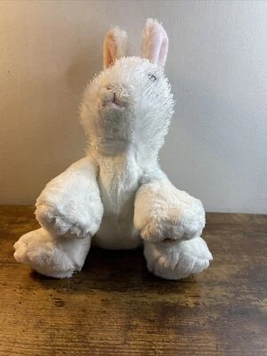 Ganz Webkinz White Bunny Rabbit Plush Stuffed Animal Toy 9" no code HM078 - Image 1 of 4