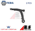 210807 LH RH TRACK CONTROL ARM PAIR FRONT OUTER LOWER ABS 2PCS NEW