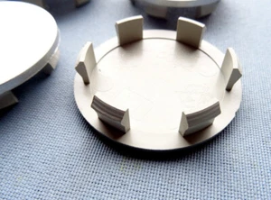 4x Nabendeckel Kappen Felgendeckel 60,0 mm  53,5 mm für Alufelgen silber 6002/2 - Picture 1 of 6