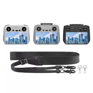 Per DJI RC/RC 2/RC Pro Drone Telecomando Regolabile Nylon Lanyard Accessori Nero - Foto 1 di 23