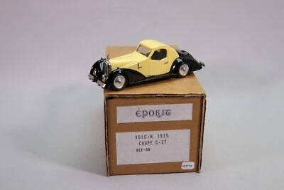 LG1773 EPOKIT 58 1/43 Kit résine monté Voiture Voisin coupé C-27 1935 noir jaune - Photo 1/4