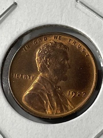 1927 LINCOLN PENNY CHOICE / GEM UNCIRCULATED  DOUBLE DATE ERROR RPD OR HUB DIE Cover