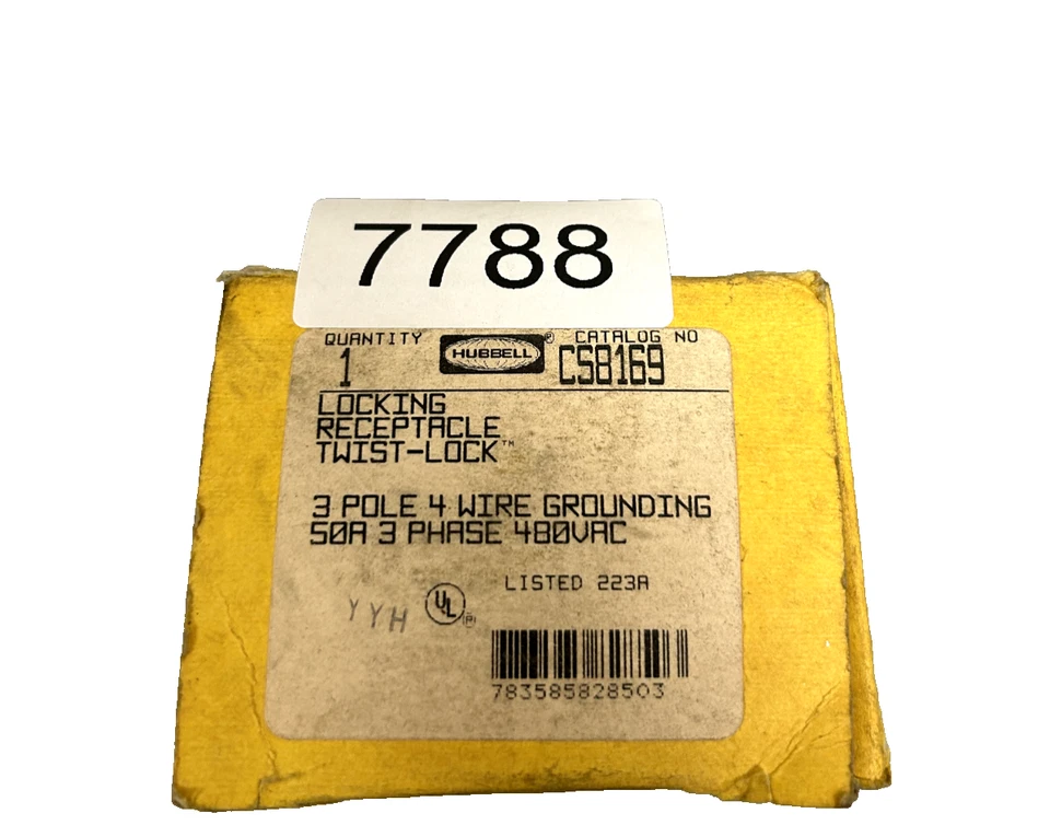 Hubbell CS8169 Locking Receptacle Twist-Lock - Image 1 of 1