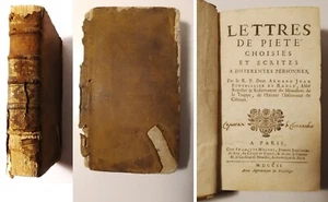 LETTRES DE PIETE CHOISIES ET ECRITES A DIFFERENTES PERSONNES – RANCE MDCCII 1702 - Imagen 1 de 1