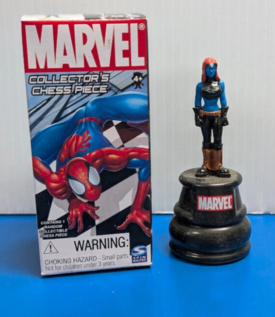 MARVEL COLLECTOR'S CHESS PIECES MYSTIQUE QUEEN 2005 SPIN MASTER with BOX - Image 1 of 1