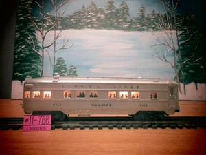 Lionel Lines Postwar 2423 Lighted HILLLSIDE OBSERVATION Passenger Car - Picture 1 of 8