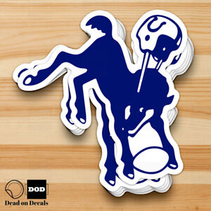 Indianapolis Colts Vintage NFL Football Logo Decal Sticker Car Window Truck