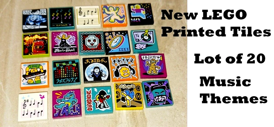 New LEGO Record Lot LP Album Printed Sheet Music Halloween Gothic Mummy ROCK - Image 1 of 1