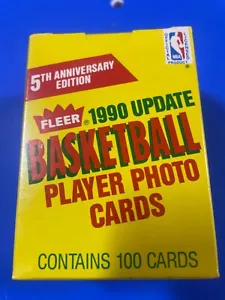 Totalmente Nuevo Sellado de Fábrica 1990 Fleer NBA Baloncesto Actualización Set 100 Tarjetas - Imagen 1 de 6