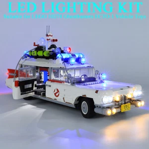 USB Lighting LED Licht Beleuchtung Kit Für LEGO 10274 Für Ghostbusters ECTO-1 - Bild 1 von 14