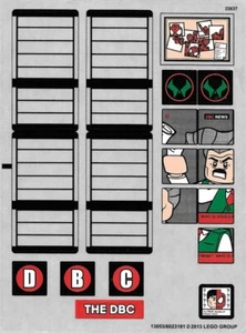 LEGO 76005 New Spider-Man Sticker Sheet 100% Original Ultimate Set Decals - Picture 1 of 2