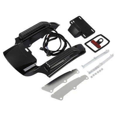 Vivid Black Rear Fender Fascia Fit For Harley Touring Electra Glide 2014-2024 23 - Изображение 1 из 4