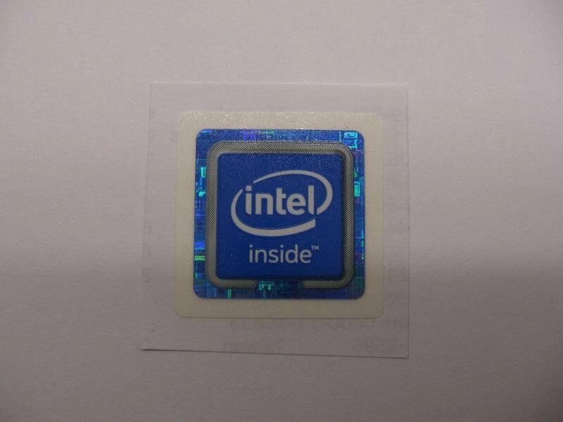 Original Intel Aufkleber "Intel inside" Case Sticker 18x18mm - Bild 1 von 1