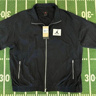 Chaqueta de calentamiento Air Jordan Essentials negra DQ7336-010 para hombre talla XXL $125 Foto 1 de 4