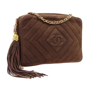 CHANEL Fringe Suede Exterior Bags & Handbags for Women CHANEL Fringe Suede Exterior Bags & Handbags for Women